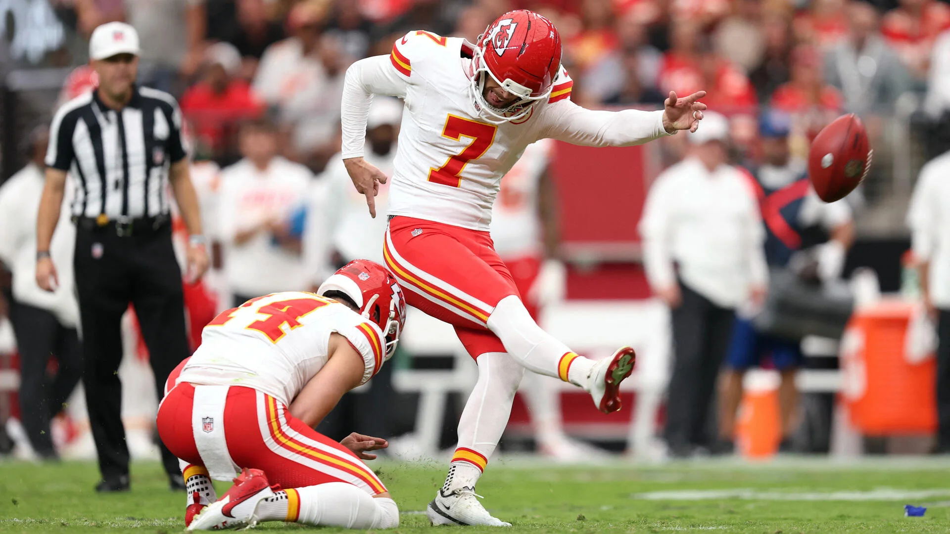 Chiefs stand by Harrison Butker despite struggles, Justin Tucker waiting in wings